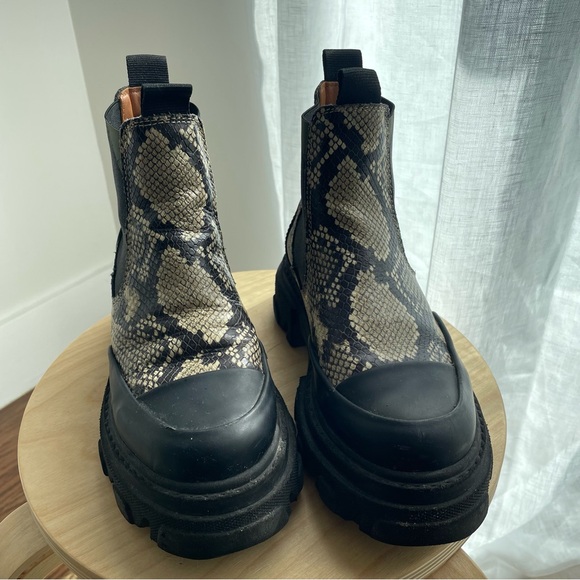 Ganni Shoes - Ganni Lug Sole Chelsea Boots